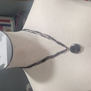 Silpada black/silver necklace